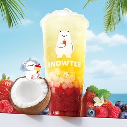 [New Menu]ชามะลิสตรอว์เบอร์รี่มะพร้าวStrawberry Coconut Jasmine Tea