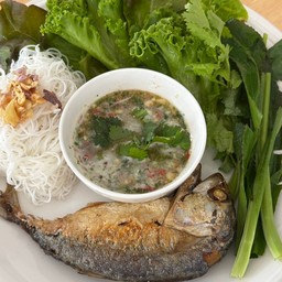 ชุดเมี่ยงปลาทูหมี่ลวก