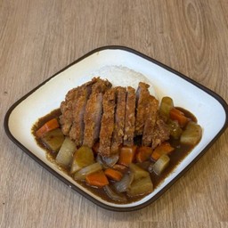 ข้าวหน้าแกงกะหรี่หมูทงคัตสึ : Pork Tonkatsu Curry Don