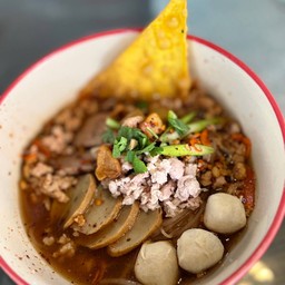 เส้นหมี่ขาวต้มยำ