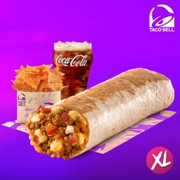 [อร่อยซ่ากับโค้ก] XL Beefy Cheesy Burrito Combo