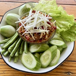 ชุดผัก_น้ำพริกมะม่วง