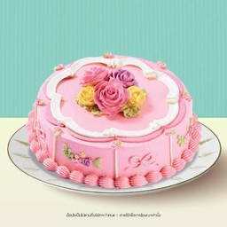 เค้กสวีทพิงค์โรส บัทเทอร์วานิลลา 1.5  ปอนด์