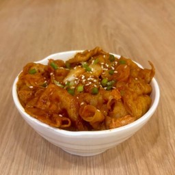 ข้าวหน้าหมูกิมจิ : Kimchi Pork over Rice