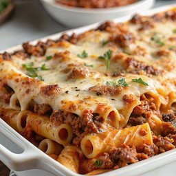 พาสต้าอบ เบคอน