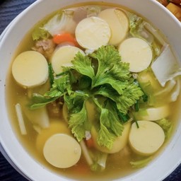 แกงจืดเต้าหู้หมูสับ