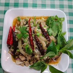 ลาบหมูสุก