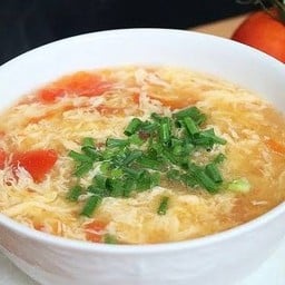 番茄鸡蛋汤 (ซุปมะเขือเทศ)