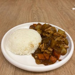 ข้าวหน้าแกงกะหรี่ไก่ : Chicken Curry Don