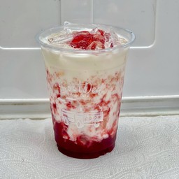 นมสดสตอเบอรี่ ซอสโฮมเมด