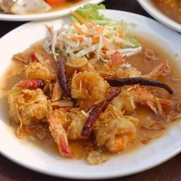 กุ้งทอดซอสมะขาม(กุ้งขาว)