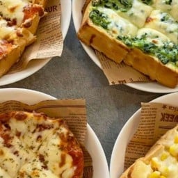 ปังกะชา ปังพิซซ่าชีสกับชาชีส ฮาลาล