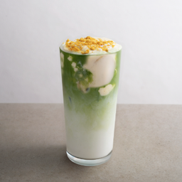 Banana pudding matcha latte