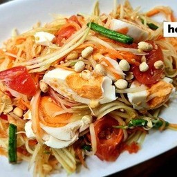 ตำไทยไข่เค็ม