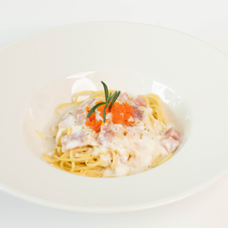 Spaghetti white sauce