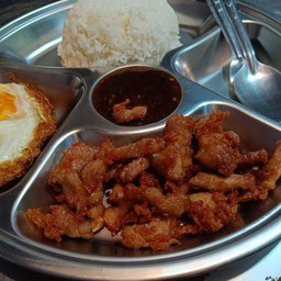 ข้าวหมูทอด size L