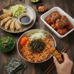 ใบไผ่ มาม่าเกาหลี