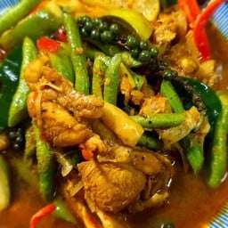 เซ็ทข้าวแกงเคี่ยวพริก+ไข่