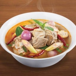 ต้มยําซี่โครงหมูอบ