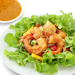 L กุ้งทอดครีมสลัด