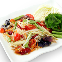 L ส้มตำปู ปลาร้า