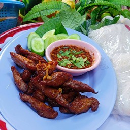 หมูทอดแดดเดียว