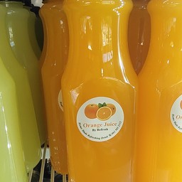 น้ำส้มคั้นสด