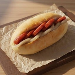 ขนมปังญวน (กุนเชียง+หมูยอ)