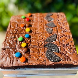 บราวนี่ยกชิ้นสี่เหลี่ยม