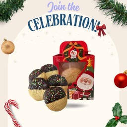 CHRISTMAS คริสมาสต์บัตเตอร์คุกกี้ ( 5 ชิ้นต่อกล่อง )