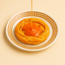 โรตีกรอบ+สังขยาชาไทย