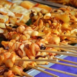 🐙 หมึกย่างแซ่บซี๊ด 🐙 ตลาดนัด Z-one