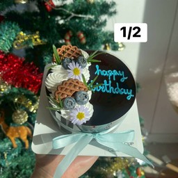 ช็อกหน้านิ่ม1/2p (บลูคุกกี้ริบบิ้นฟ้า)