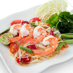 L ส้มตำกุ้ง