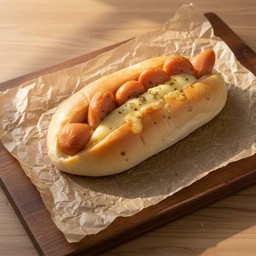 ขนมปังญวน (ไส้กรอก+ชีส)