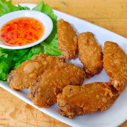 ปีกกลางไก่ทอด