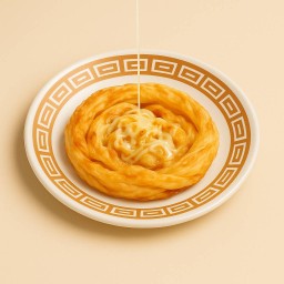 โรตีกรอบ+นมข้น