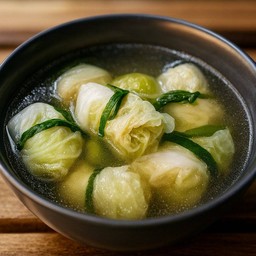 ต้มจืดผักกาดห่อหมูสับทรงเครื่อง (Ketogenic)