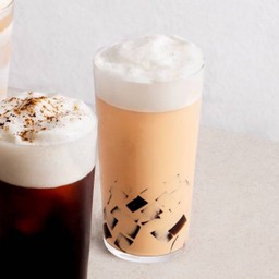 Coffee jelly milk tea