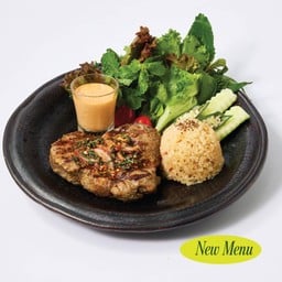 สเต็กหมูย่างน้ำตก