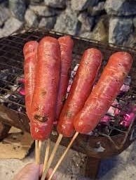 ไส้กรอกแดงไก่ย่าง 1 ไม้