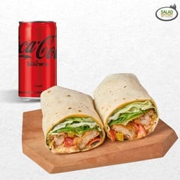 [อร่อยซ่ากับโค้ก] แรพโนริสะโพกไก่กรอบซอสฮันนี่โกสท์เปปเปอร์ (L) +  โค้ก 180 มล.