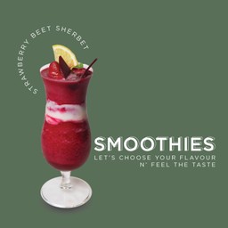 Strawberry Beet Sherbet