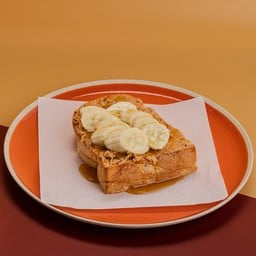 ปังปิ้งเนยถั่วกล้วยคาราเมล(T)