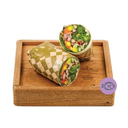 แร็พสลัดแซลมอนครีมชีสปู