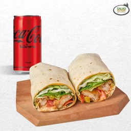 [อร่อยซ่ากับโค้ก] แรพโนริสะโพกไก่กรอบซอสฮันนี่โกสท์เปปเปอร์ (L) +  โค้ก 180 มล.