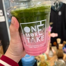 มัทฉะนมชมพู