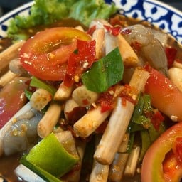 ตำไหลบัวกุ้งสด