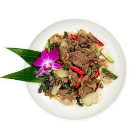 เนื้อผัดพริกไทยดำ