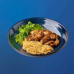 บะหมี่แห้งราดหน้าไก่ราชวงศ์